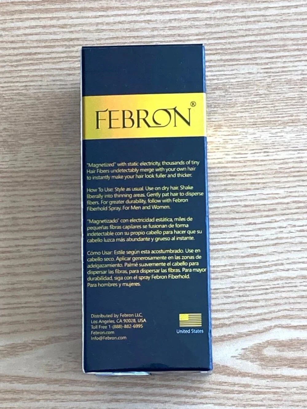 Febron Hair Building Fibers Light Brown Unisex 1.06 oz